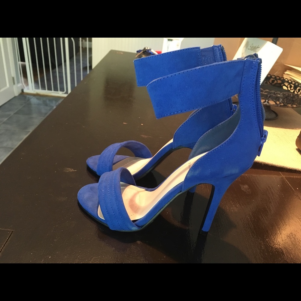 Royal blue heels